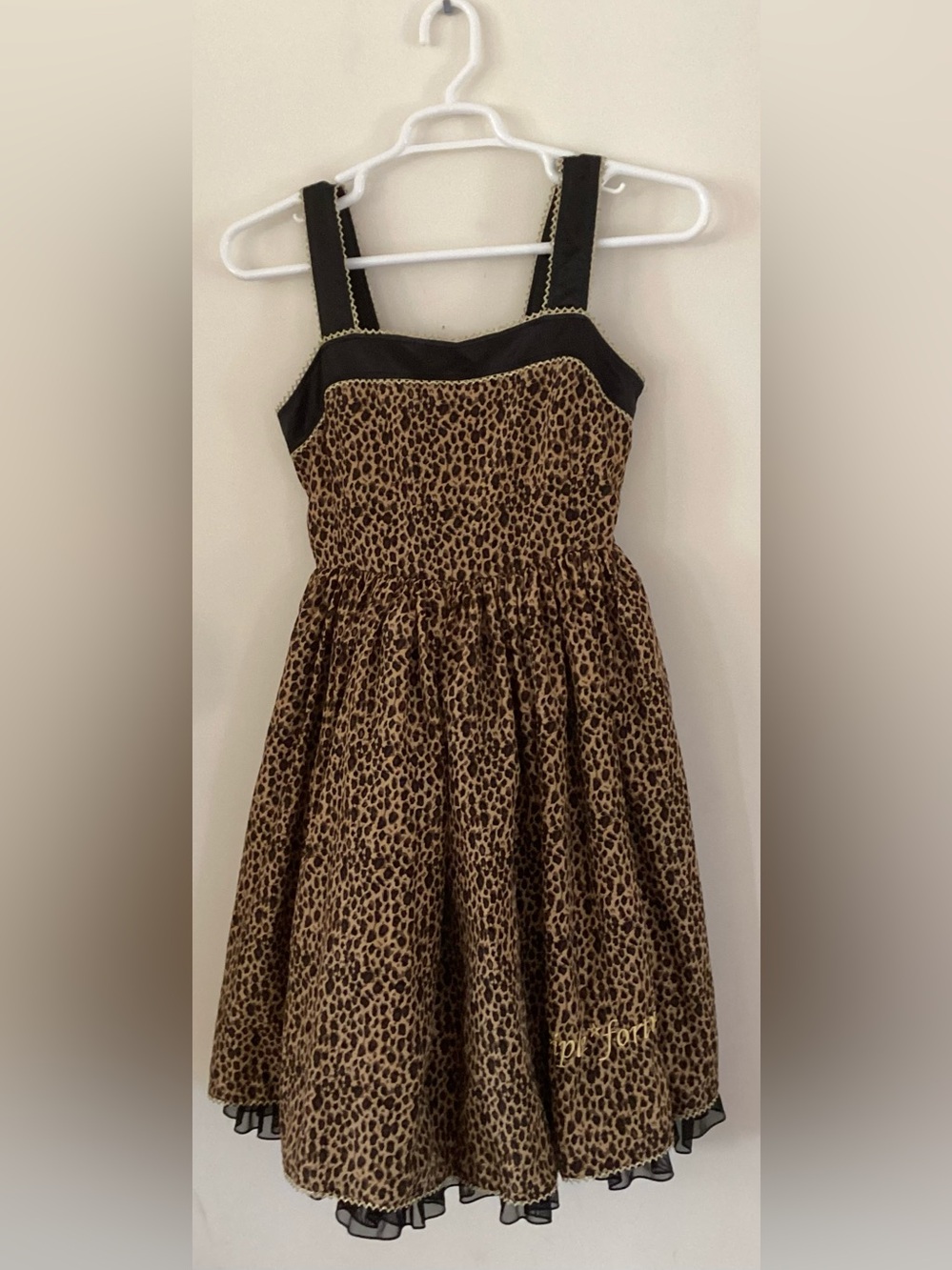 Triple Fortune Leopard Print JSK (Jumper Skirt) Japanese Gothic & Lolita Fashion